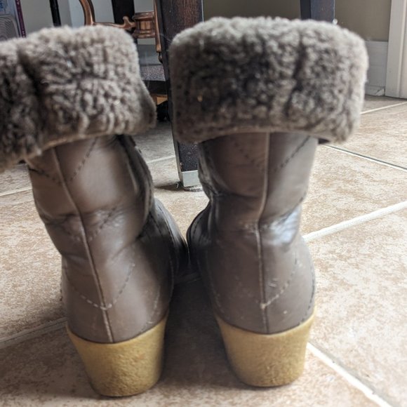 Ara Leather and Sheep Wool Booties - Picture 4 of 6